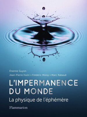 cover image of L'impermanence du monde